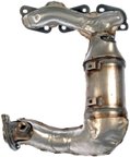 Dorman 673-838 Catalytic Converter with Integrated Exhaust Manifold - Front - view 1