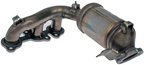 Dorman 673-863 Catalytic Converter with Integrated Exhaust Manifold - Front - view 1