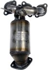 Dorman 673-873 Catalytic Converter with Integrated Exhaust Manifold - Rear - view 1