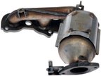 Dorman 673-882 Catalytic Converter with Integrated Exhaust Manifold - Front - view 1