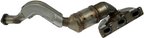 Dorman 673-897 Catalytic Converter with Integrated Exhaust Manifold - Front - view 2