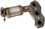 Dorman 673-9651 Catalytic Converter with Integrated Exhaust Manifold - Front - view 3