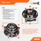 Dorman 950-006 Wheel Bearing and Hub Assembly - Front Left or Front Right - view 4