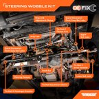 Dorman SWS96305RD Steering Wobble Repair Kit - view 6