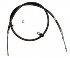 Raybestos BC94075 Parking Brake Cable - Rear - view 1