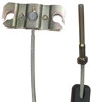 Raybestos BC94989 Parking Brake Cable - Front - view 3