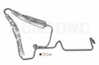 Sunsong 3401845 Power Steering Pressure Line Hose Assembly - Pump To Gear - view 1