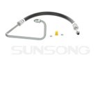 Sunsong 3402610 Power Steering Pressure Line Hose Assembly - Pump To Hydroboost - view 1