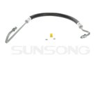 Sunsong 3403967 Power Steering Pressure Line Hose Assembly - Hydroboost To Gear, Lower or Upper - view 1
