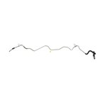 Sunsong 3405425 Power Steering Return Line Hose Assembly - From Gear - view 1