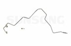 Sunsong 3602044 Power Steering Pressure Line Hose Assembly - Tube - To Rack - view 1