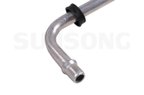 Sunsong 5801061 Automatic Transmission Oil Cooler Hose Assembly - Auxiliary Cooler (Passenger Side) to Transmission - view 2