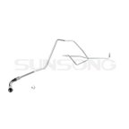 Sunsong 5801094 Automatic Transmission Oil Cooler Hose Assembly - Transmission to Radiator (Lower) - view 1