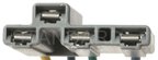 Standard Ignition S-601 HVAC Blower Motor Connector - Front - view 3