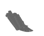TechPro GM1248119C Fender Liner - Left - view 1