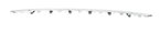 TechPro NI1044121 Bumper Cover Molding - Front Lower Center - view 2