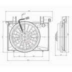 TechPro VO3117104 Engine Cooling Fan Assembly - view 2