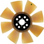 Continental FA72020 Engine Cooling Fan Blade - view 1