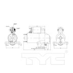 TYC 1-06656 Starter Motor - view 6