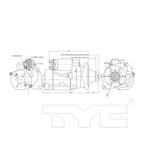 TYC 1-06669 Starter Motor - view 6
