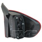 TYC 11-12120-00 Tail Light Assembly - Left Outer - view 6