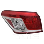 TYC 11-6392-01-9 Tail Light Assembly - Left Outer - view 1