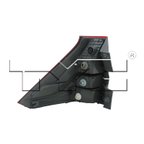 TYC 11-6443-00 Tail Light Assembly - Right Lower - view 2