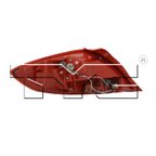 TYC 11-6487-00 Tail Light Assembly - Right - view 2