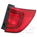 TYC 11-6829-00-9 Tail Light Assembly - Right Outer - view 1