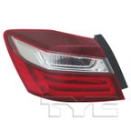 TYC 11-6840-00-9 Tail Light Assembly - Left Outer - view 1