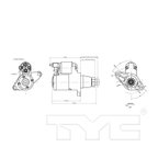 TYC 1-17825 Starter Motor - view 6