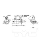TYC 1-17840 Starter Motor - view 6