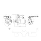TYC 1-17872 Starter Motor - view 6