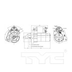 TYC 1-17949 Starter - view 6