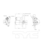 TYC 1-17982 Starter Motor - view 6