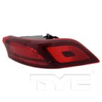 TYC 11-9267-00-9 Tail Light Assembly - Right Outer - view 2