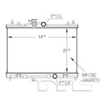 TYC 13127 Radiator - view 6
