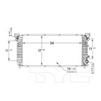 TYC 13396 Radiator - view 6