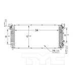 TYC 13397 Radiator - view 6