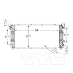 TYC 13398 Radiator - view 6