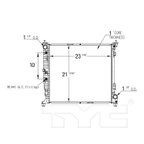TYC 13505 Radiator - view 7
