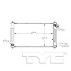 TYC 13542 Radiator - view 6