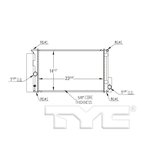 TYC 13552 Radiator - view 6