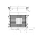 TYC 13576 Radiator - Front - view 7