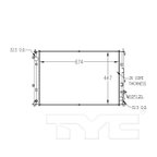 TYC 13582 Radiator - Primary - view 6