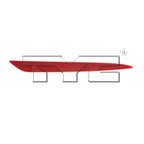 TYC 17-0535-00-9 Reflector Assembly - Rear Right - view 1