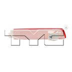 TYC 17-5289-00 Reflector Assembly - Rear Left or Rear Right - view 2