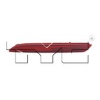 TYC 17-5320-00-9 Reflector Assembly - Rear Left - view 1