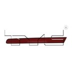 TYC 17-5358-00-9 Reflector Assembly - Rear Left - view 1
