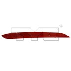 TYC 17-5528-00 Reflector Assembly - Rear Left - view 1